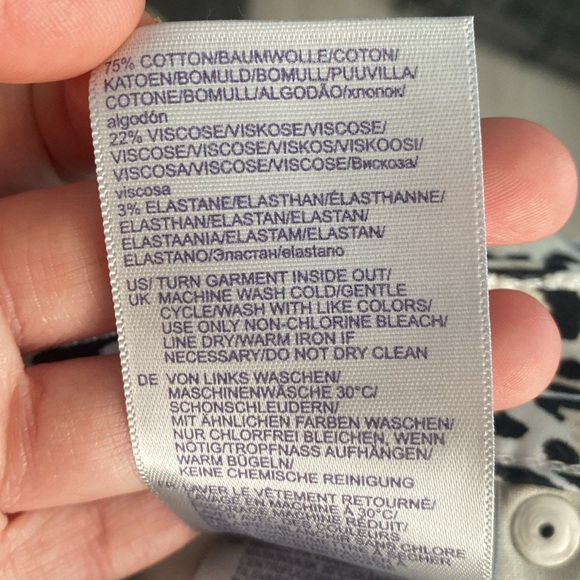 NWT NYDJ Sheri Slim Ankle Leopard Sateen Jeans - Picture 13 of 14